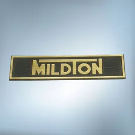 mildton-60x14mm-zloto-czarny-emblemat-zamiennik-unitra-tonsil-naklejka-logo