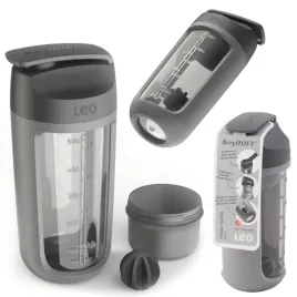 shaker-do-bialka-z-pojemnikiem-na-odzywki-500ml-leo-berghoff-szary