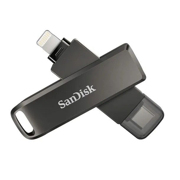 Pendrive SanDisk iXpand Flash Drive Luxe 128GB ( Lightning / USB-C )