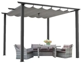 pergola-tarasowa-3x3-ogrodowa-metalowa-altana-zadaszenie-szara-dach-szary