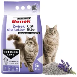 super-benek-optimum-zwirek-zapachowy-lawenda-dla-kota-zbrylajacy-5l