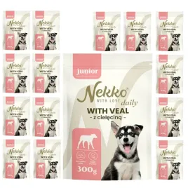 nekko-daily-karma-mokra-dla-psa-junior-cielecina-15x300g