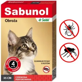 obroza-przeciw-pchlom-dla-kota-35cm-czerwona-sabunol-dziala-4-miesiace