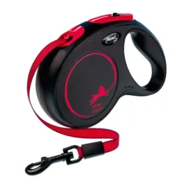 flexi-classic-z-tasma-m-black-fire-smycz-automatyczna-5m-do-25kg