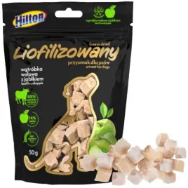 hilton-przysmak-dla-psa-liofilizowana-watrobka-wolowa-z-jablkiem-50g