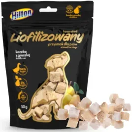 hilton-przysmak-dla-psa-liofilizowana-kaczka-z-gruszka-50g