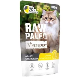 raw-paleo-adult-sterilised-cat-chicken-100g-monoproteinowa-kurczak