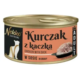 nekko-supreme-mokra-karma-dla-kota-kurczak-kaczka-w-sosie-puszka-80g