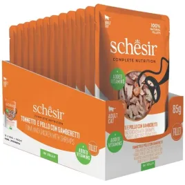 schesir-karma-kot-tunczyk-z-kurczakiem-i-krewetkami-w-galaretce-12-x-85g