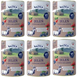 baltica-jelen-z-owocami-lesnymi-6-x-400g-monoproteinowa-mokra-karma-dla-psa