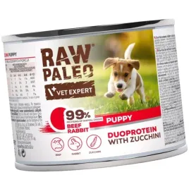 raw-paleo-puppy-duoprotein-200g-mokra-karma-dla-szczeniat-wolowina-krolik