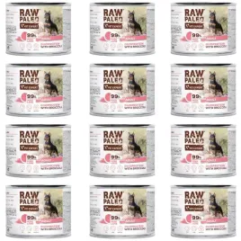 raw-paleo-adult-duoprotein-12-x-200g-karma-dla-psa-wieprzowina-jagniecina