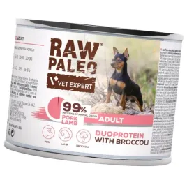 raw-paleo-adult-duoprotein-200g-mokra-karma-dla-psa-wieprzowina-jagniecina