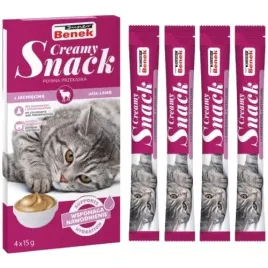 super-benek-creamy-snack-plynna-przekaska-dla-kotow-z-jagniecina-4-x-15g