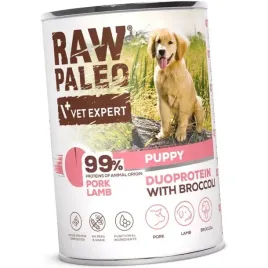 raw-paleo-puppy-duo-400g-mokra-karma-dla-szczeniat-wieprzowina-jagniecina