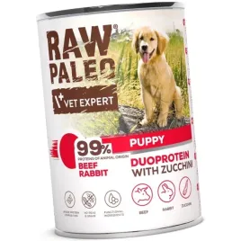 raw-paleo-puppy-duoprotein-400g-mokra-karma-dla-szczeniat-wolowina-krolik