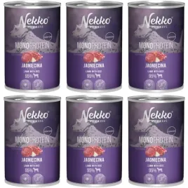 nekko-monoprotein-junior-karma-mokra-dla-psa-jagniecina-z-ryzem-6-x-400g