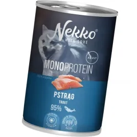 nekko-monoprotein-adult-karma-mokra-dla-psa-pstrag-400g