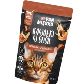 pan-miesko-karma-mokra-dla-kota-kawalki-w-sosie-cielecina-z-jeleniem-85g
