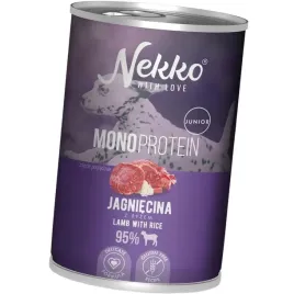 nekko-monoprotein-junior-karma-mokra-dla-psa-jagniecina-z-ryzem-400g