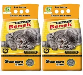 super-benek-naturalny-2-x-5l-zwirek-dla-kota-zolty