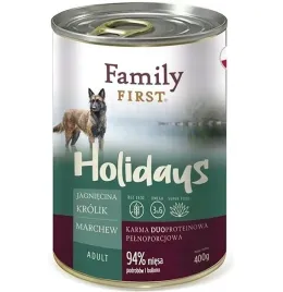 family-first-adult-karma-mokra-dla-psa-jagniecina-z-krolikiem-400g