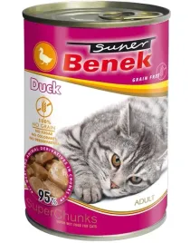 super-benek-bezzbozowe-kaski-z-kaczka-w-sosie-dla-kota-415g