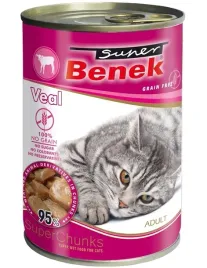 super-benek-bezzbozowe-kaski-z-cielecina-w-sosie-dla-kota-415g
