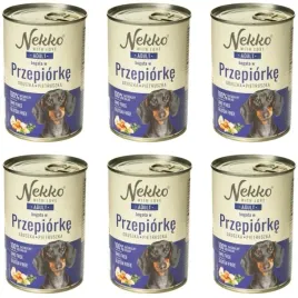 nekko-mokra-karma-dla-psa-przepiorka-gruszka-6-x-400g