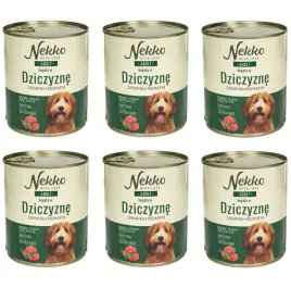 nekko-mokra-karma-dla-psa-dziczyzna-rozmaryn-6-x-800g