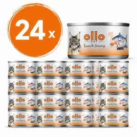ollo-nr-1-mokra-karma-dla-kota-tunczyk-krewetki-24sztuk-x-70-g