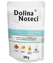 dolina-noteci-male-rasy-premium-cielecina-pomidory-mokra-karma-dla-psa-100g