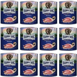 happy-dog-mokra-karma-dla-psa-sensible-pure-france-kaczka-100percent-12-x-800g