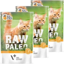 raw-paleo-adult-kot-70percent-indyka-mokra-karma-dla-kota-monoprotein-12-x-100g
