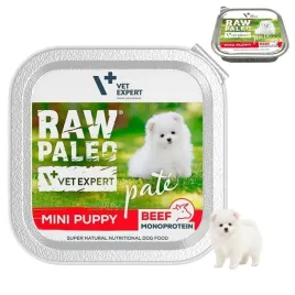 vetexpert-raw-paleo-pate-mini-puppy-beef-150g