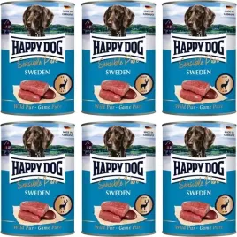 happy-dog-karma-mokra-dla-psa-sensible-pure-dziczyzna-100percent-6-x-400g