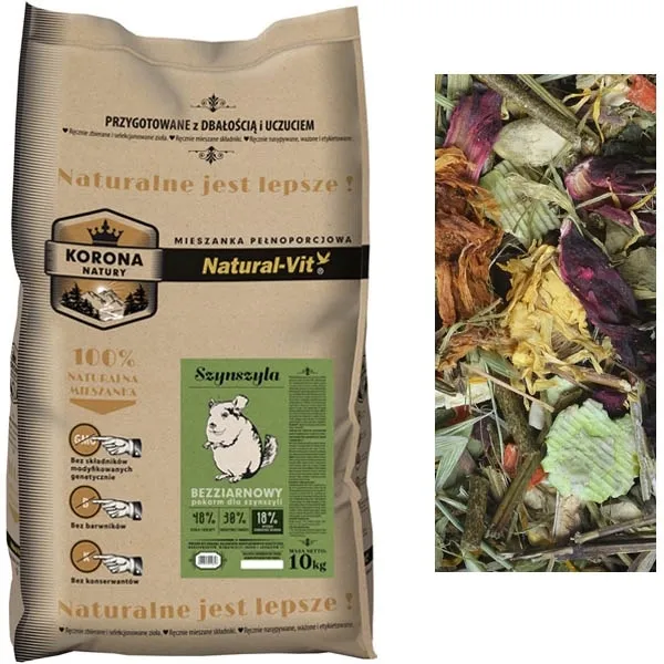 Natural-Vit Korona Natury Karma dla szynszyli 10kg