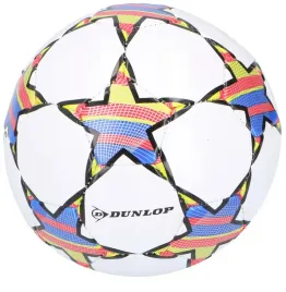 pilka-nozna-do-nogi-dla-dzieci-rozmiar-2-mala-dunlop-biala-w-gwiazdki