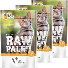 raw-paleo-kitten-kot-70percent-indyka-12-x-100g-monobialkowa-karma-dla-kociat