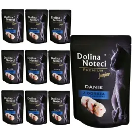 dolina-noteci-premium-junior-mokra-karma-dla-kociat-danie-z-dorsza-10-x-85g