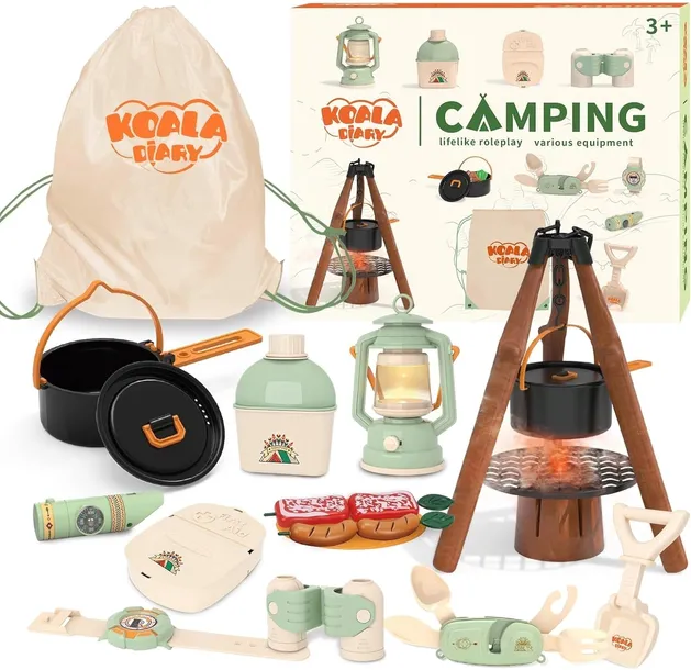 Zabawka Interaktywna Zestaw Dzieci Lampa Survival Outdoor Ognisko Biwak DIY