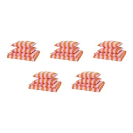 5-szt-posciel-slanhostmal-200x200-cm-pomarancz-roz-w-paski