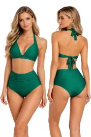 stroj-kapielowy-damski-zielony-bikini-wysoki-stan-modelujacy-hit-lata