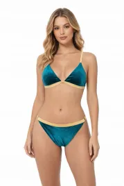 turkusowy-damski-stroj-kapielowy-dwuczesciowy-zlote-wykonczenie-bikini-s