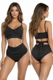 stroj-kapielowy-damski-bikini-wysoki-stan-czarny-elegancki-komplet