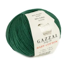 50g-gazzal-baby-cotton-3467-ciemnozielona