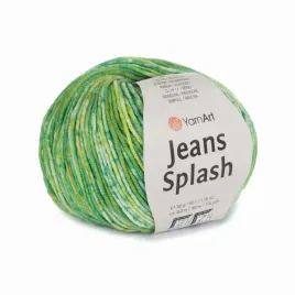 50g-wloczka-bawelna-akryl-yarnart-jeans-splash-946-zielony