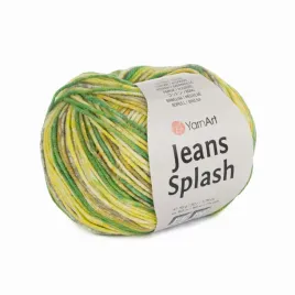 50g-wloczka-bawelna-akryl-yarnart-jeans-splash-948-zielony-zolty