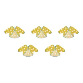 5-szt-sliniak-kladdig-zolty-bialy-z-dlugimi-rekawami-dla-dzieci