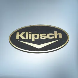 greatergreatergreater-emblemat-klipsch-37x19mm-czarno-zloty-naklejka-logo-znaczek-symbol